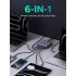 UGREEN Nexode 200W GaN USB C Charging Station, 6-Port Desktop Charger for MacBook Pro/Air, iPad Pro/Air, iPhone 17/16/15 Series, Galaxy S25/S24 Ultra, Pixel 10/9, Steam Deck - Gray